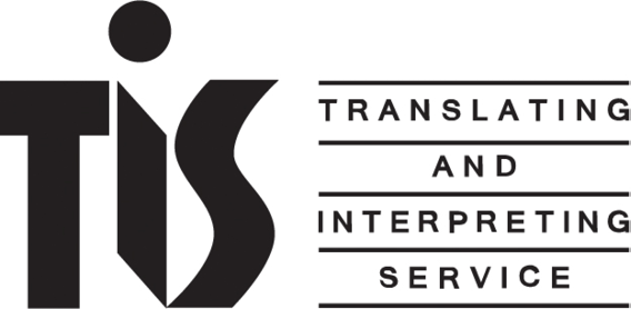 the Translating and Interpreting Service (TIS) logo.