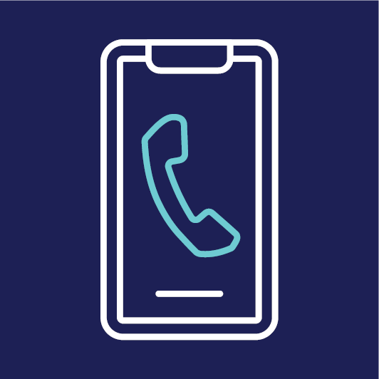 A phone icon.